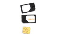 สีดำปกติไมโครซิมการ์ดอุปกรณ์แปลงไฟ / Micro SIM Card Adapter 3FF - 2FF